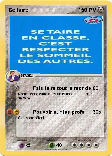 Pokemon Se taire