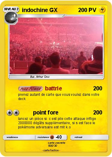 Pokemon indochine GX