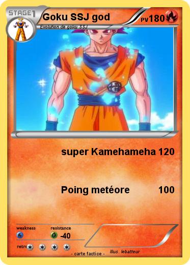 Pokemon Goku SSJ god
