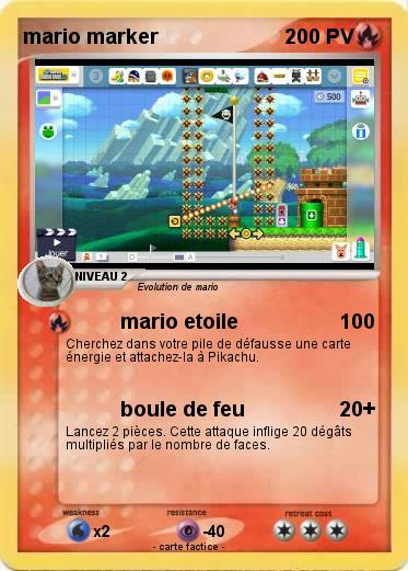 Pokemon mario marker