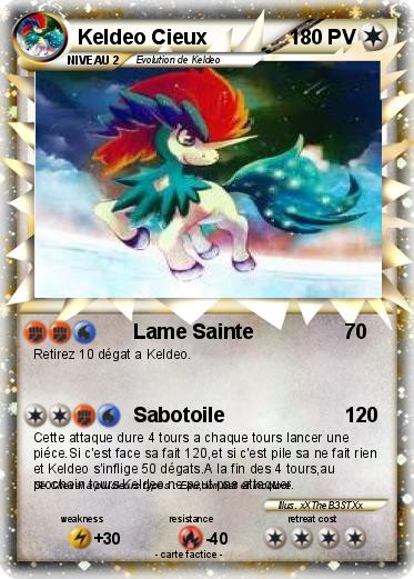 Pokemon Keldeo Cieux