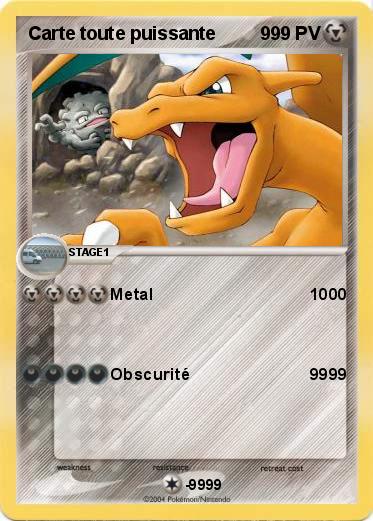 Pokemon Carte toute puissante