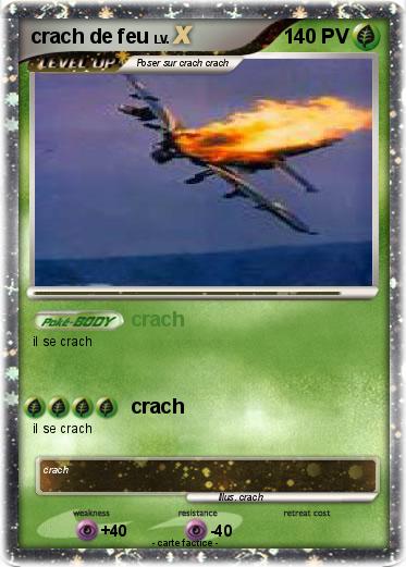 Pokemon crach de feu