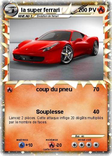 Pokemon la super ferrari