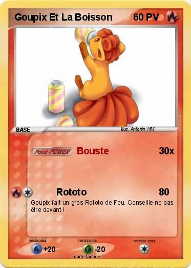 Pokemon Goupix Et La Boisson