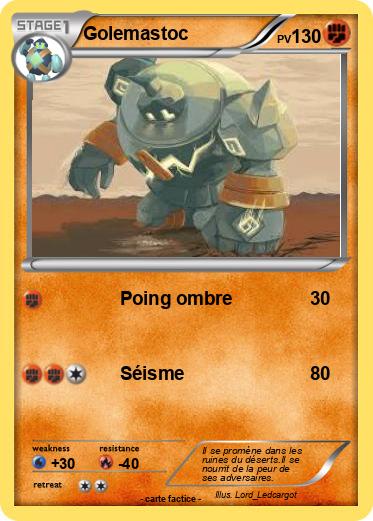 Pokemon Golemastoc