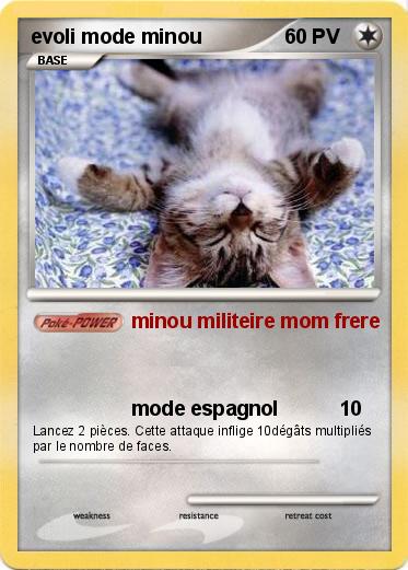 Pokemon evoli mode minou