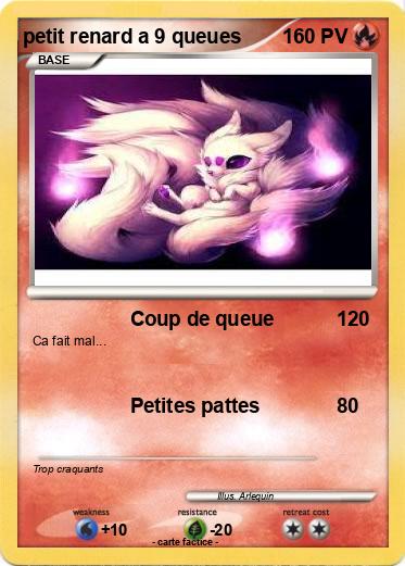 Pokemon petit renard a 9 queues