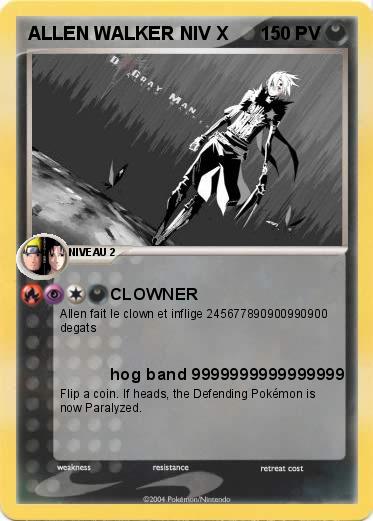 Pokemon ALLEN WALKER NIV X