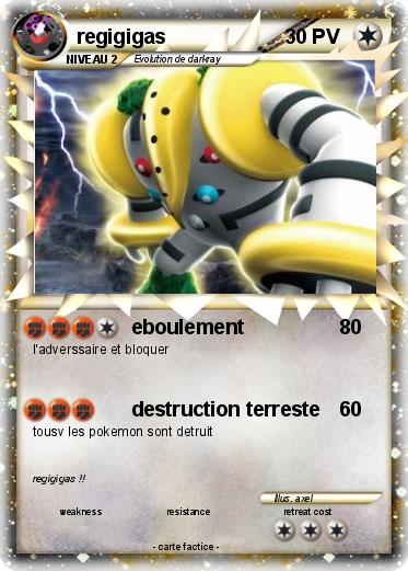 Pokemon regigigas