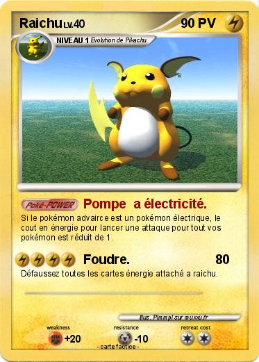 Pokemon Raichu