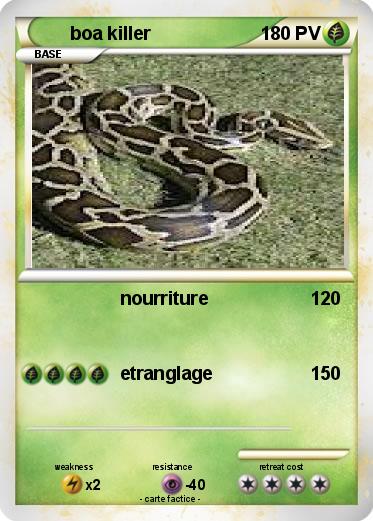 Pokemon boa killer