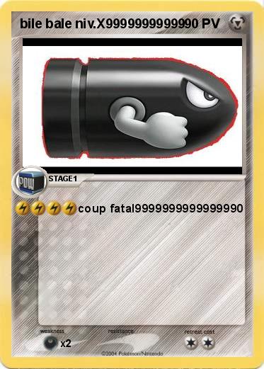 Pokemon bile bale niv.X99999999999