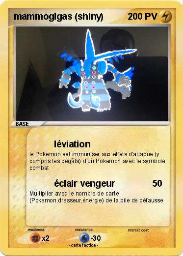 Pokemon mammogigas (shiny)