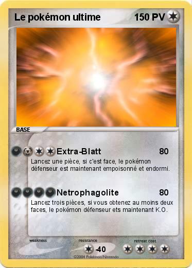 Pokemon Le pokémon ultime