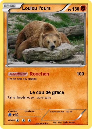 Pokemon Loulou l'ours