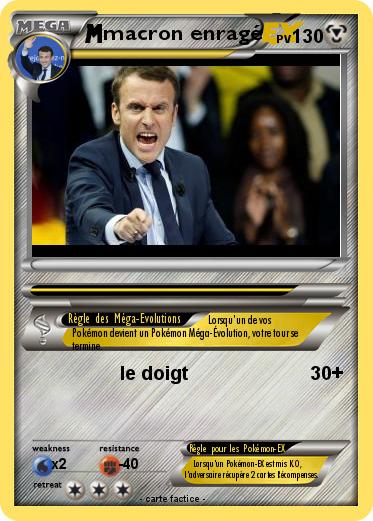 Pokemon macron enragé
