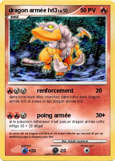 Pokemon dragon armée lvl3