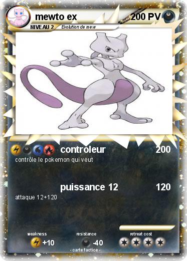 Pokemon mewto ex