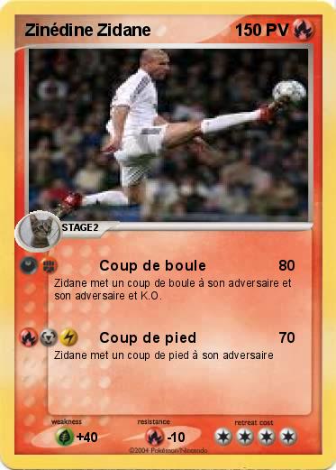 Pokemon Zinédine Zidane
