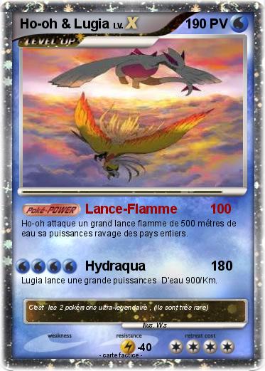 Pokemon Ho-oh & Lugia