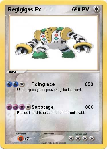 Pokemon Regigigas Ex                     6 