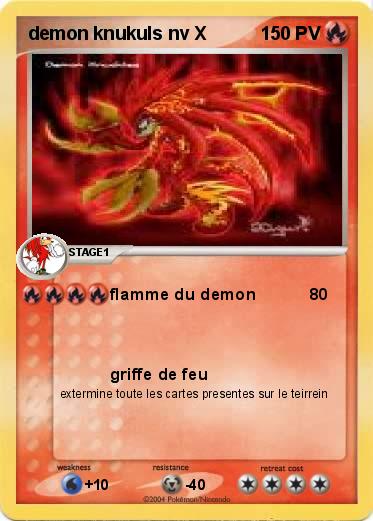 Pokemon demon knukuls nv X