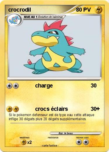 Pokemon crocrodil