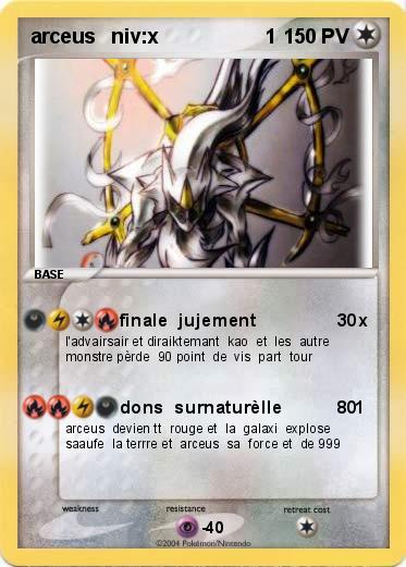 Pokemon arceus   niv:x                   1