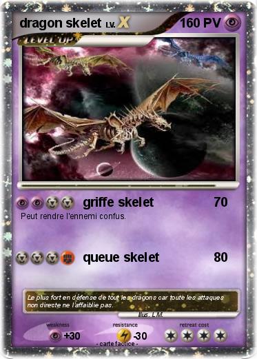 Pokemon dragon skelet