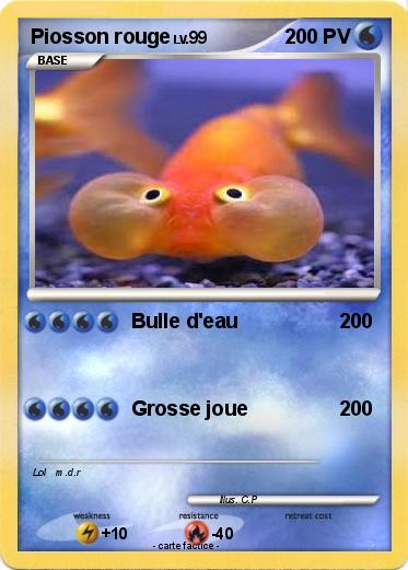 Pokemon Piosson rouge