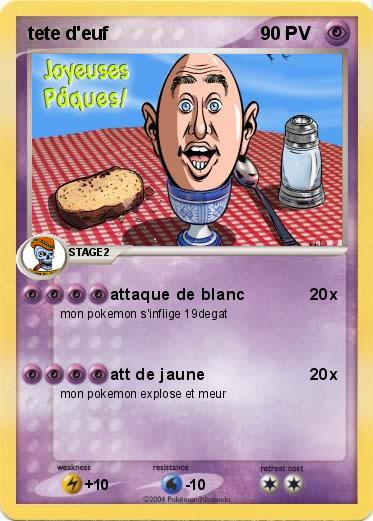 Pokemon tete d'euf