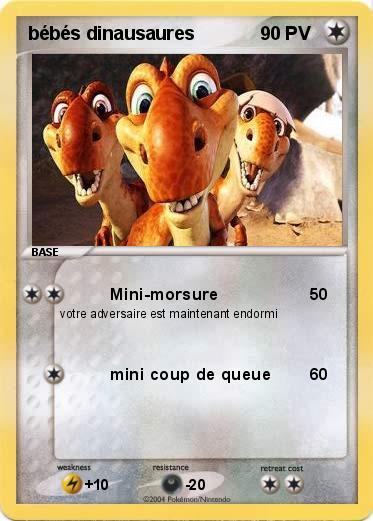 Pokemon bébés dinausaures