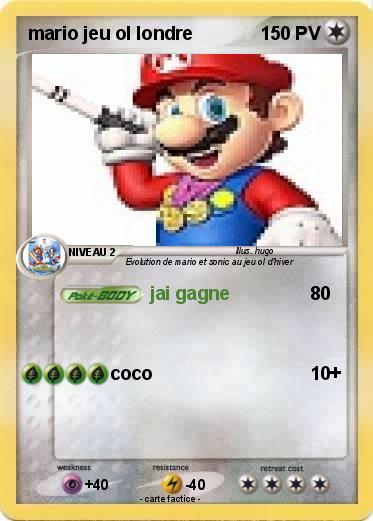 Pokemon mario jeu ol londre