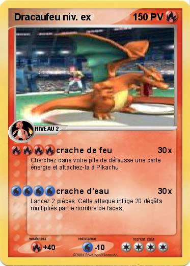 Pokemon Dracaufeu niv. ex
