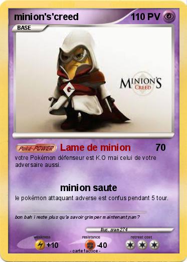 Pokemon minion's'creed