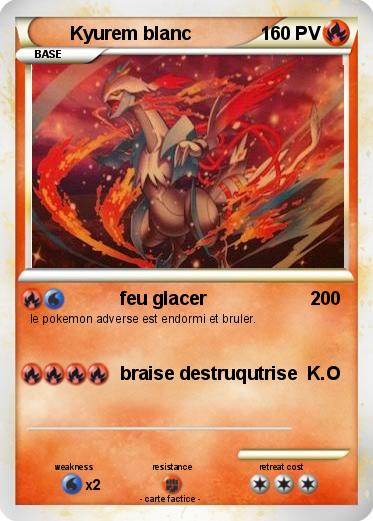 Pokemon Kyurem blanc