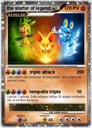 Pokemon the starter of legend