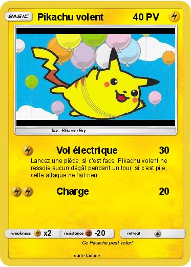 Pokemon Pikachu volent