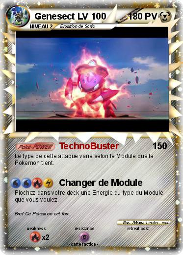 Pokemon Genesect LV 100