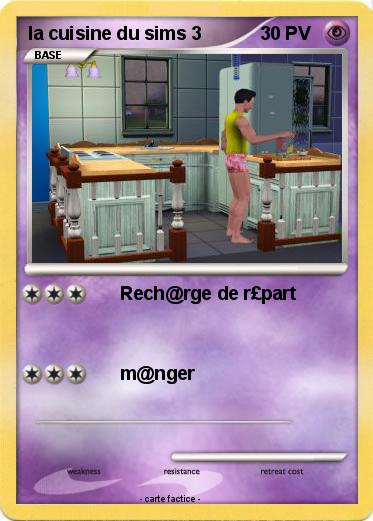 Pokemon la cuisine du sims 3