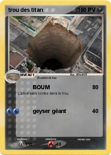 Pokemon trou des titan