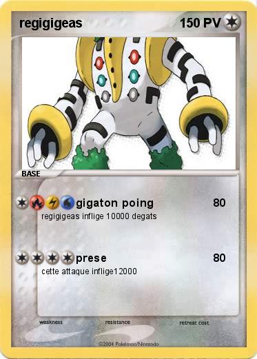 Pokemon regigigeas