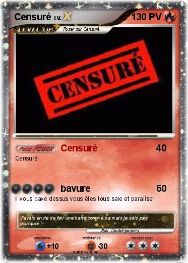 Pokemon Censuré