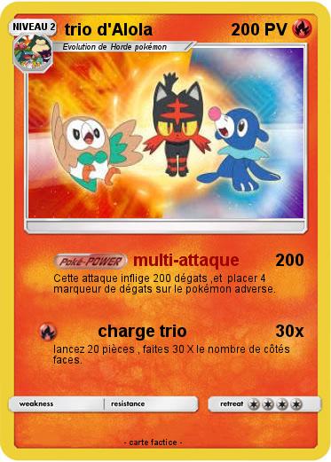 Pokemon trio d'Alola