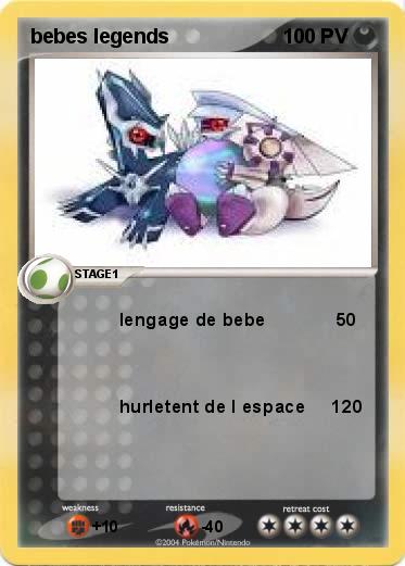 Pokemon bebes legends