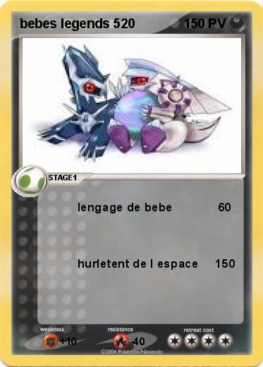 Pokemon bebes legends 520