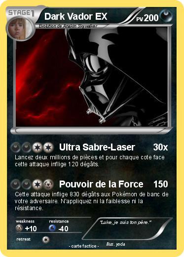 Pokemon Dark Vador EX