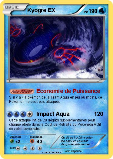 Pokemon Kyogre EX