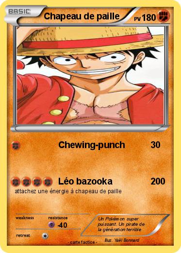 Pokemon Chapeau de paille